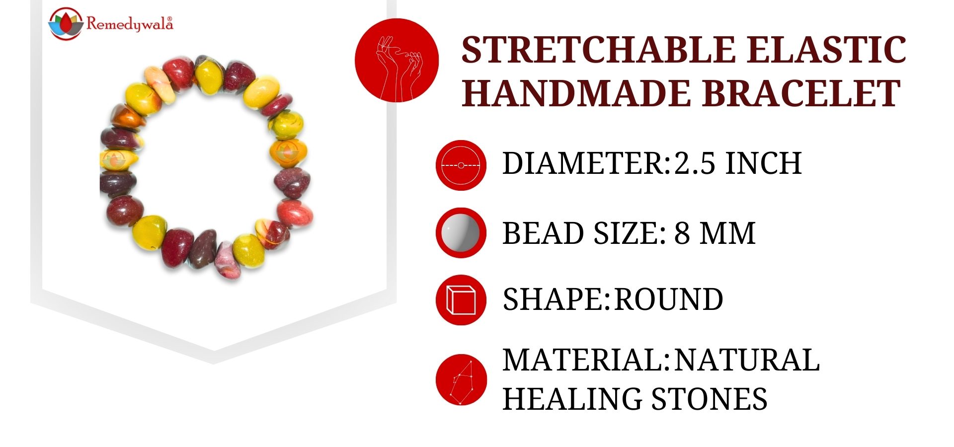 Mookaite Tumble Bracelet (6)