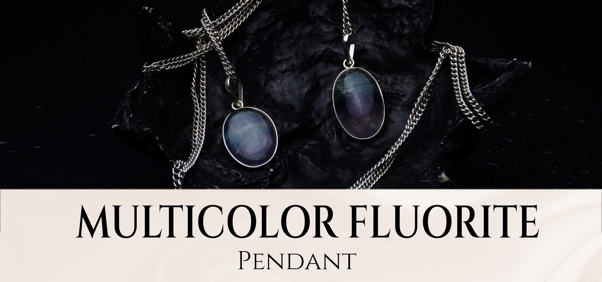 Multicolor Fluorite Pendant