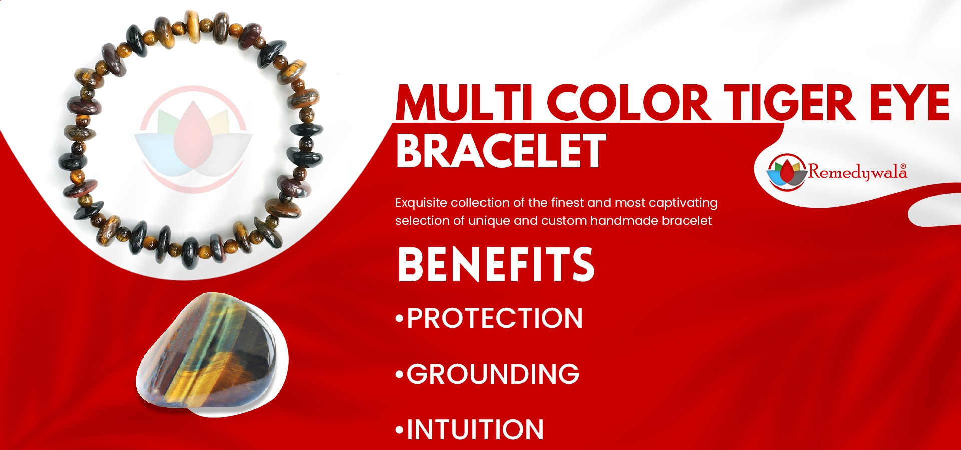 Multicolor Tiger Eye Wati Bracelet 4mm