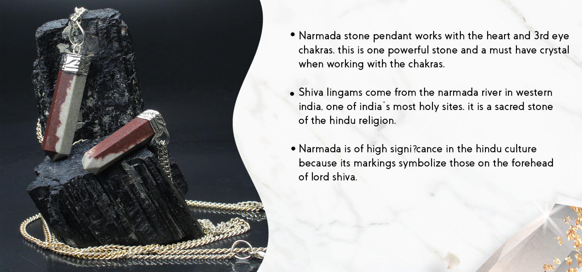 Narmada Pencil Pendant