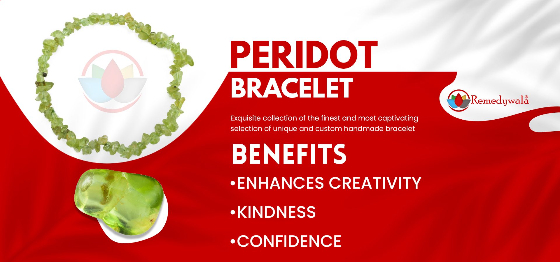 Peridot Chips Bracelet