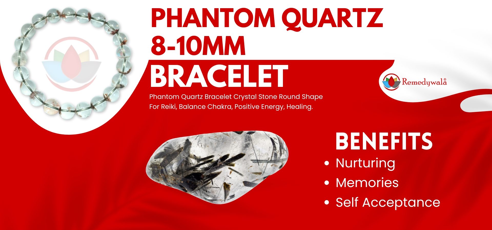 Phantom Quartz 8 - 10mm Bracelet