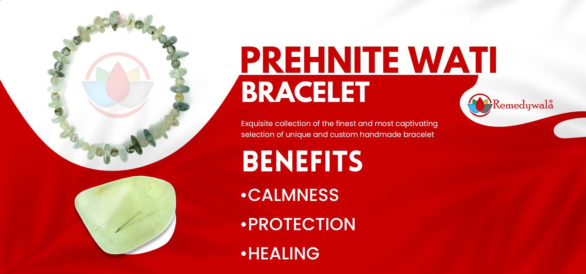 Prehnite Wati Bracelet 4mm