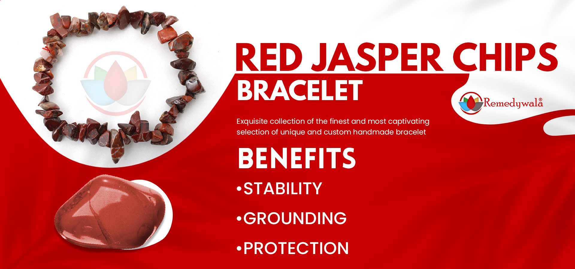 Red Jasper Chips Bracelet