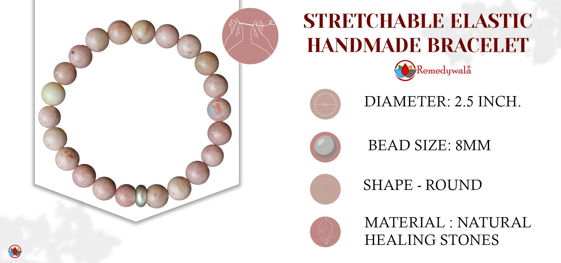 Rhodochrosite Bracelet