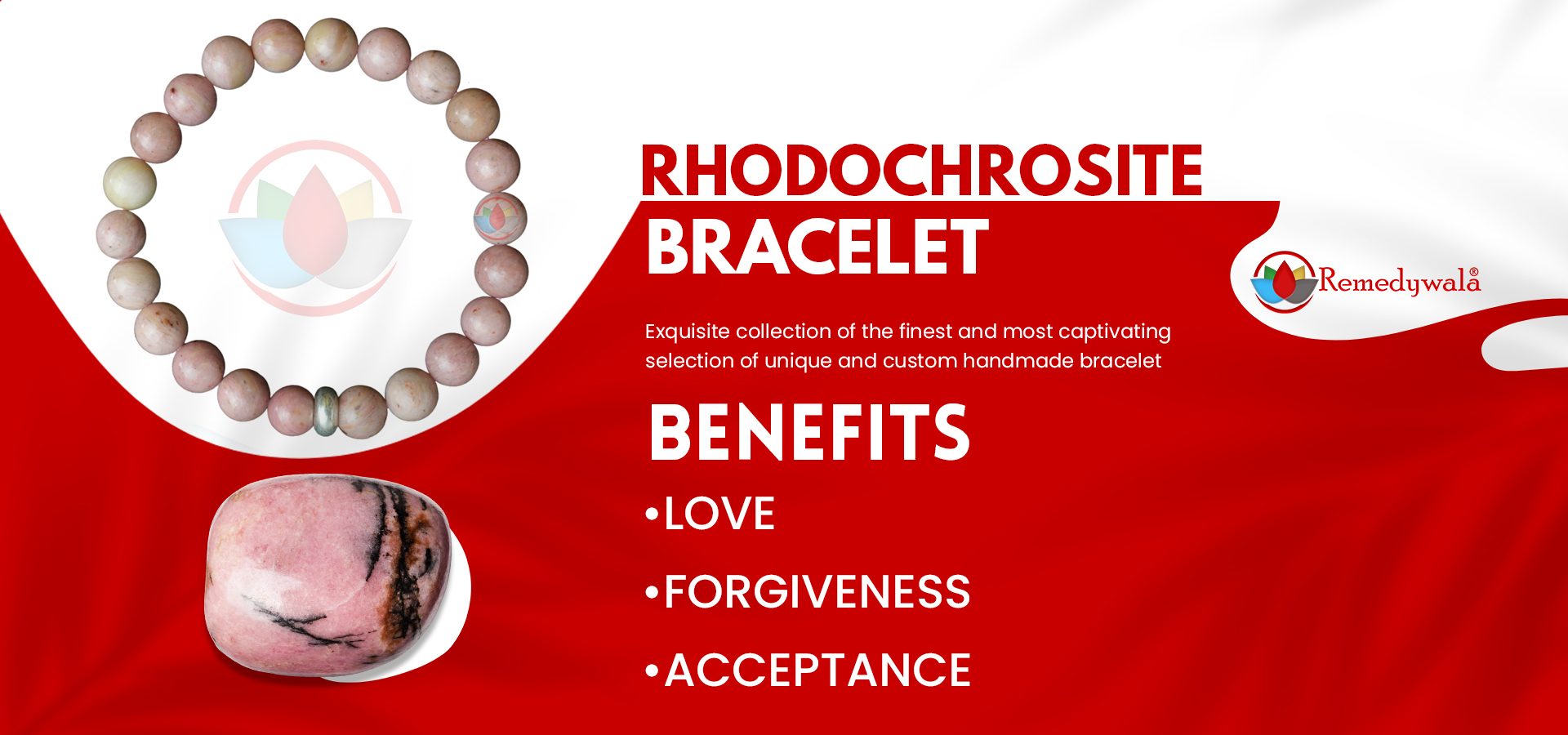 Rhodochrosite Bracelet