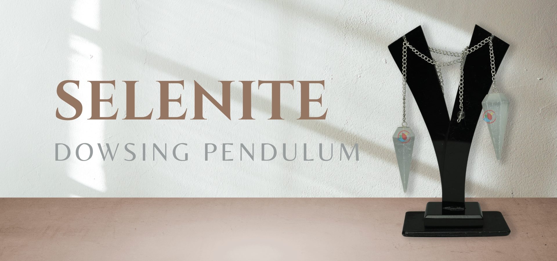 Selenite Dowsing Pendulum