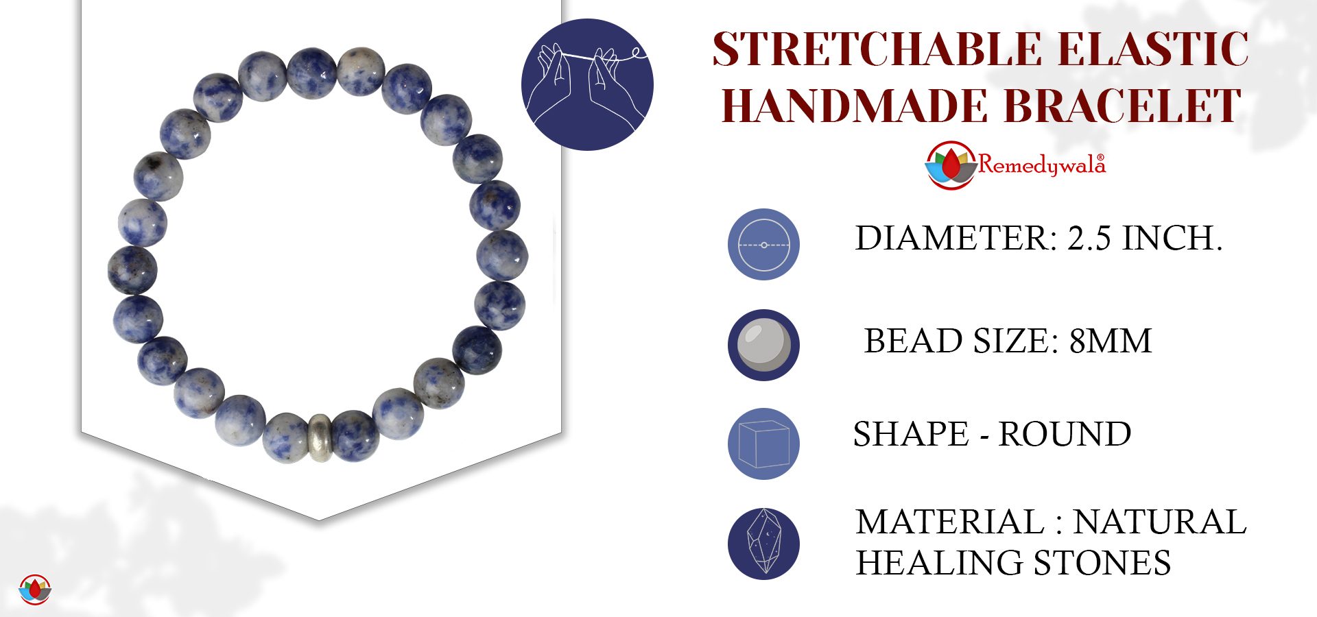 Sodalite Bracelet 8mm