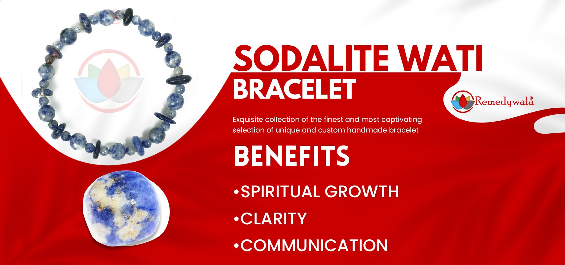 Sodalite Wati Bracelet 4 mm 8mm