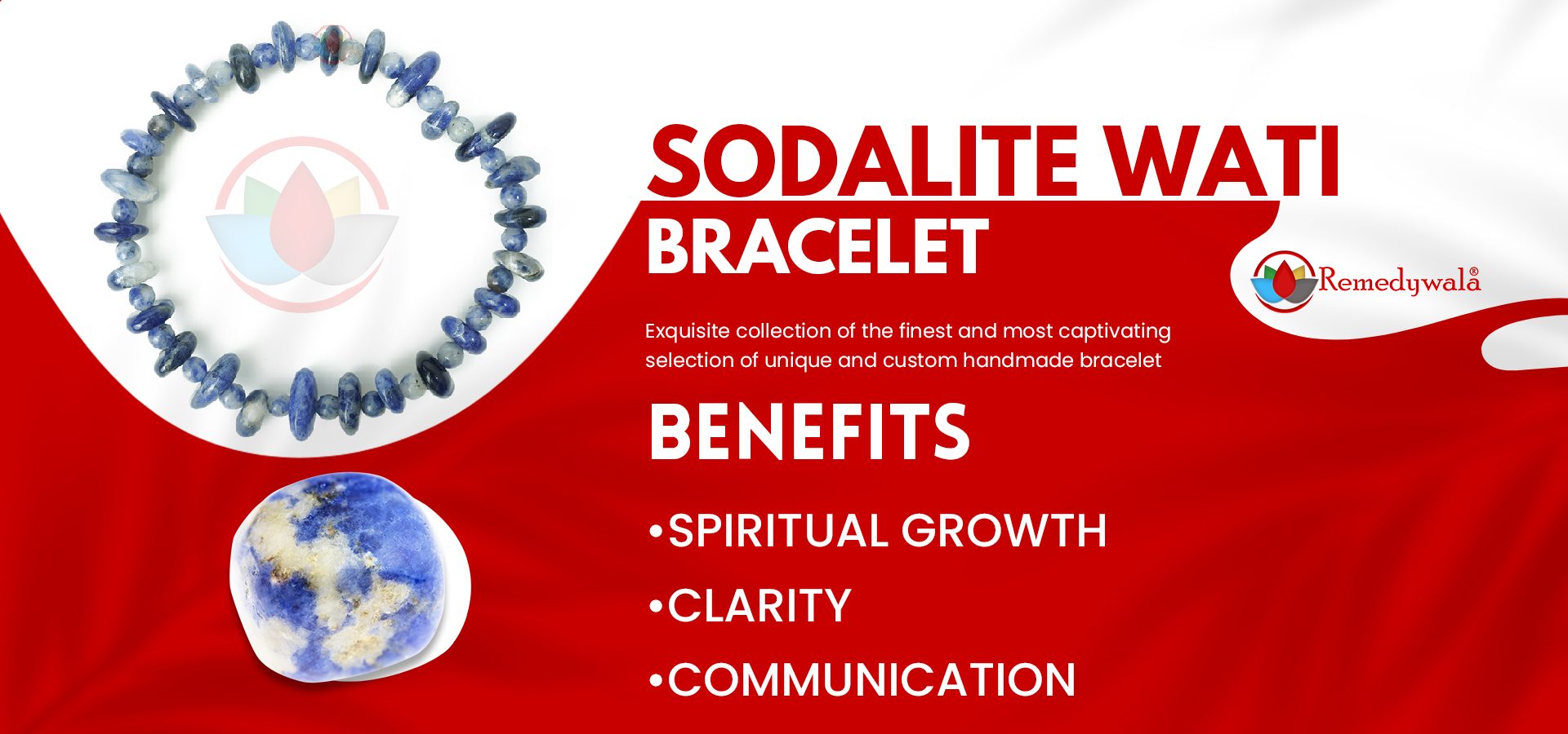 Sodalite Wati Bracelet 4 mm