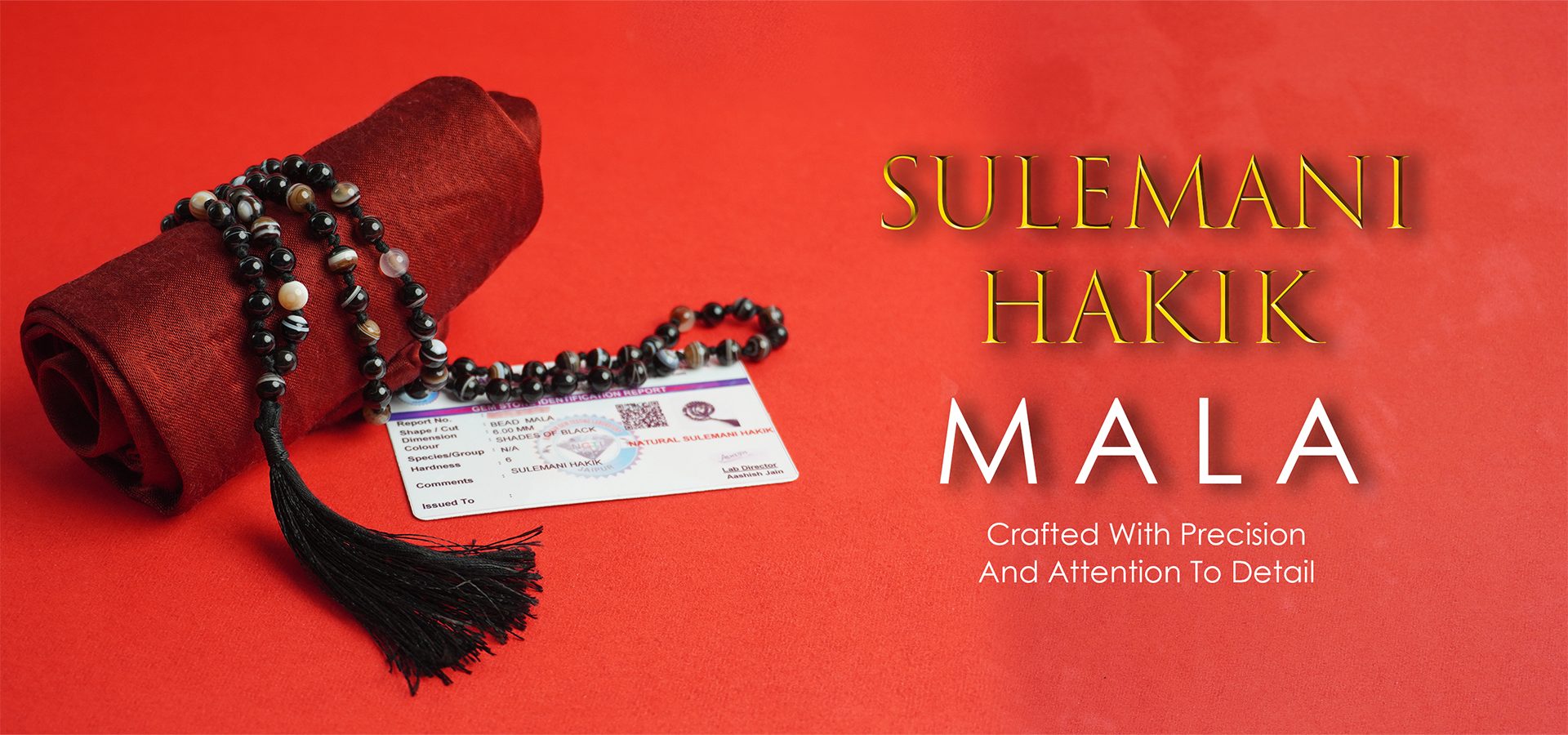 Sulemani Hakik 6mm Mala