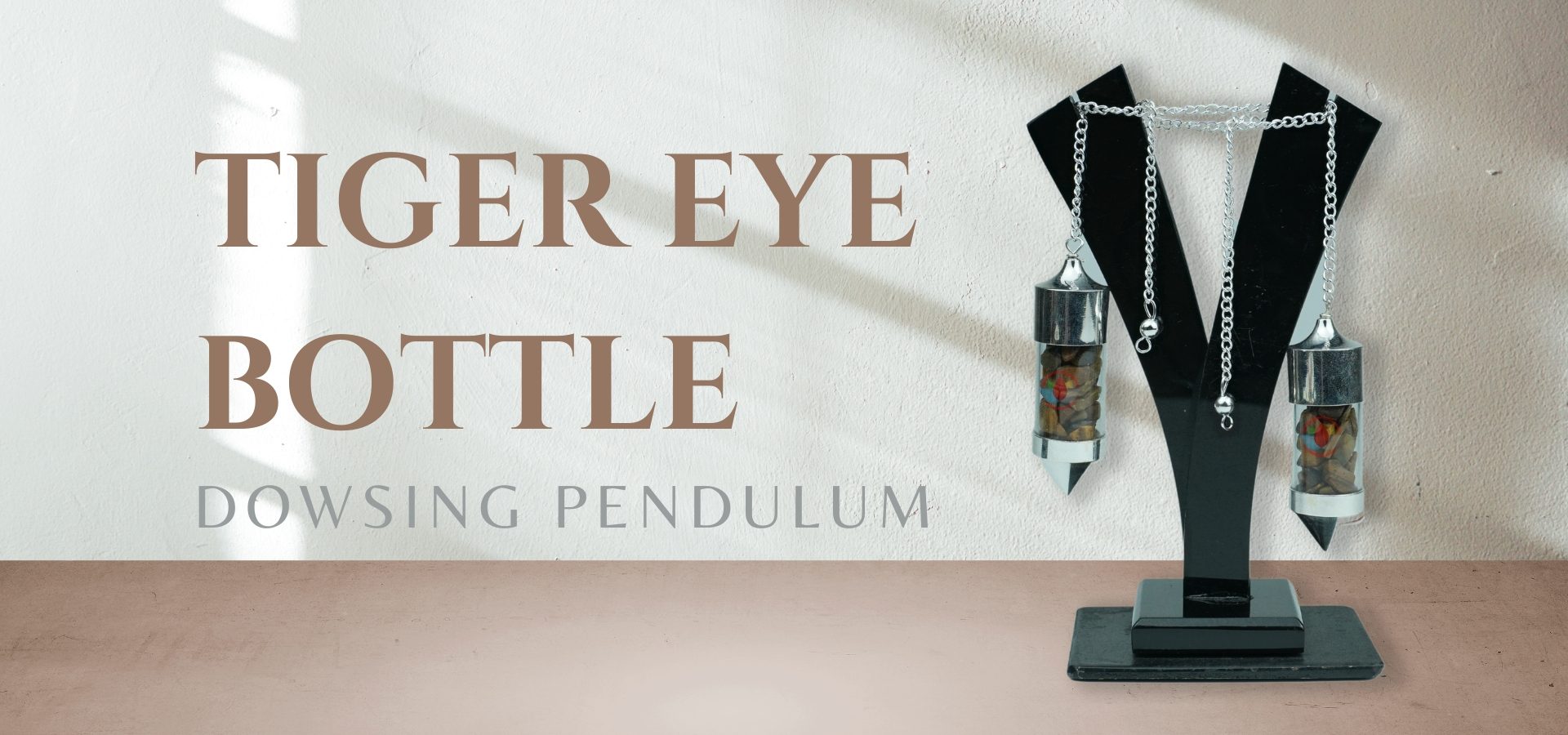 Tiger Eye Bottle Drowsing Pendulum