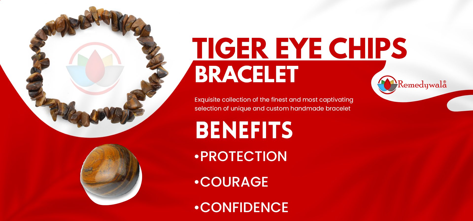 Tiger Eye Chips Bracelet