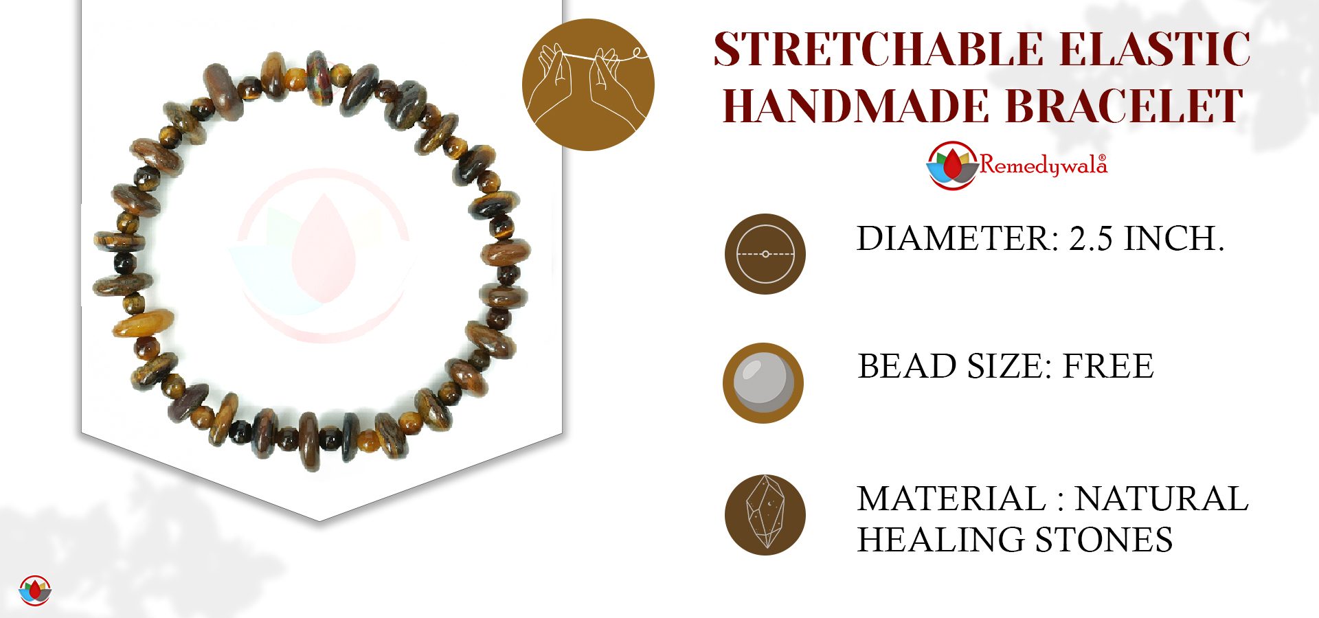 Tiger Eye Wati Bracelet 4 mm