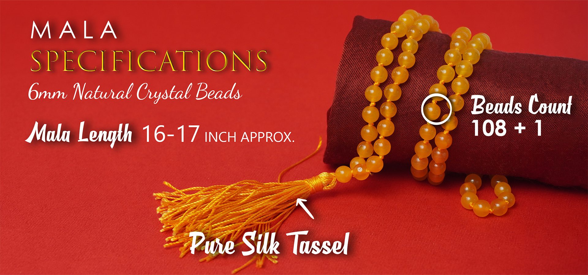 Yellow Jade 6mm mala