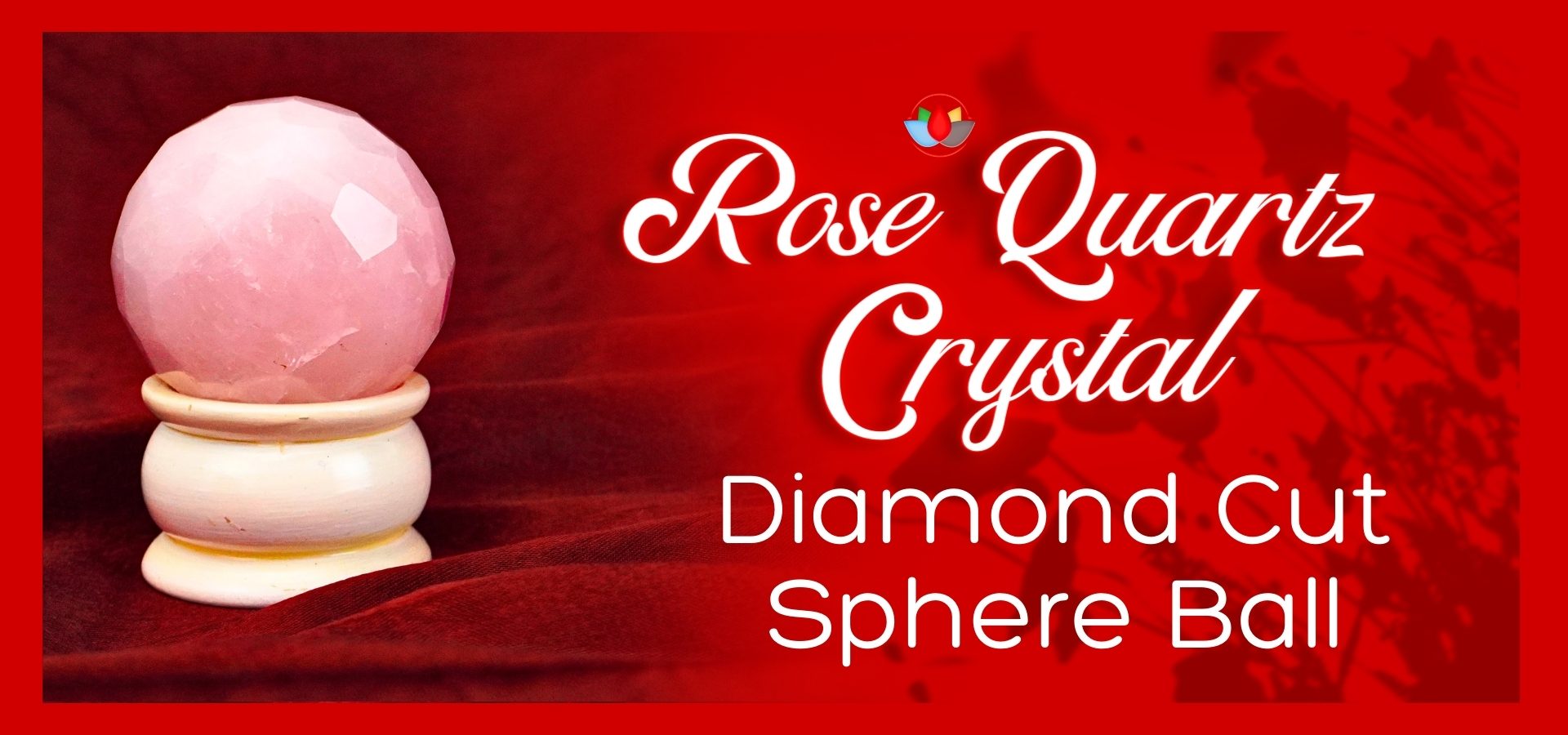 Rose Quartz Diamond Cut Sphere Ball